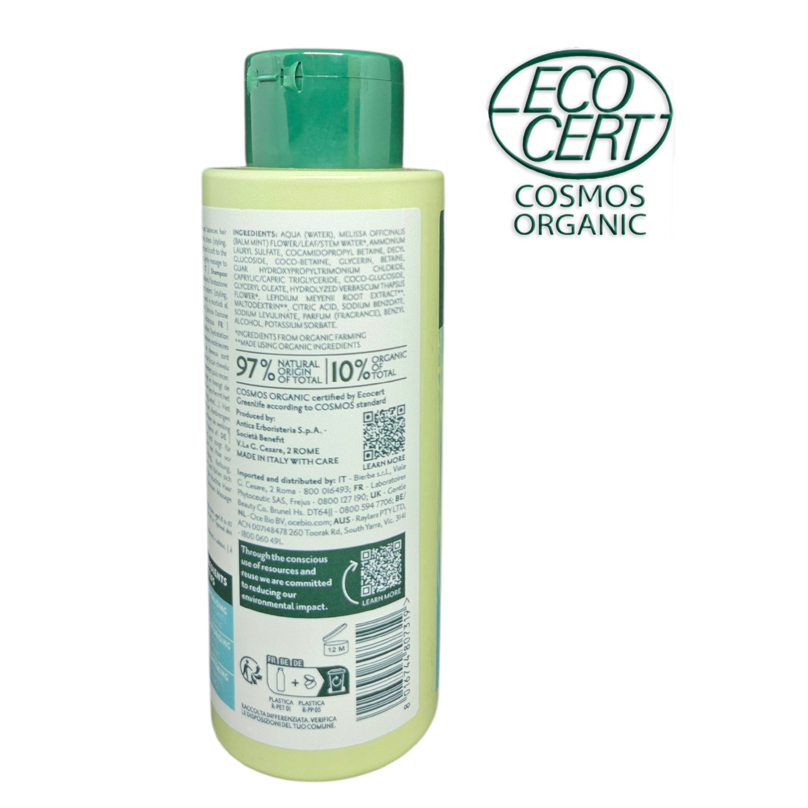 Herbatint Hydrate Shampoo 260ml - Image 2