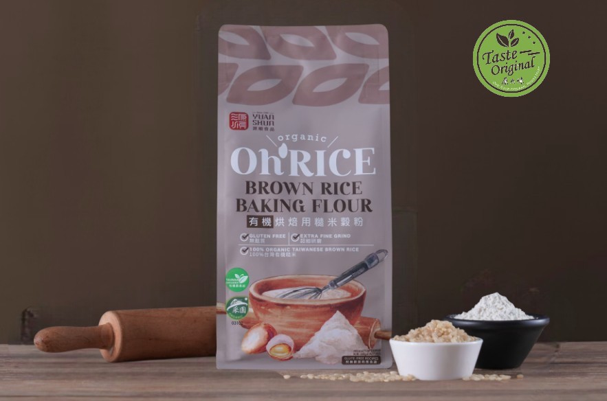 Yuan Shun 源顺 : Organic Brown Rice Baking Flour | 有機烘焙用米穀粉 500g - Image 2