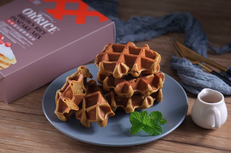 Yuan Shun 源顺 : Brown Rice Pancake Mix | 糙米鬆餅粉-原味 450g - Image 2
