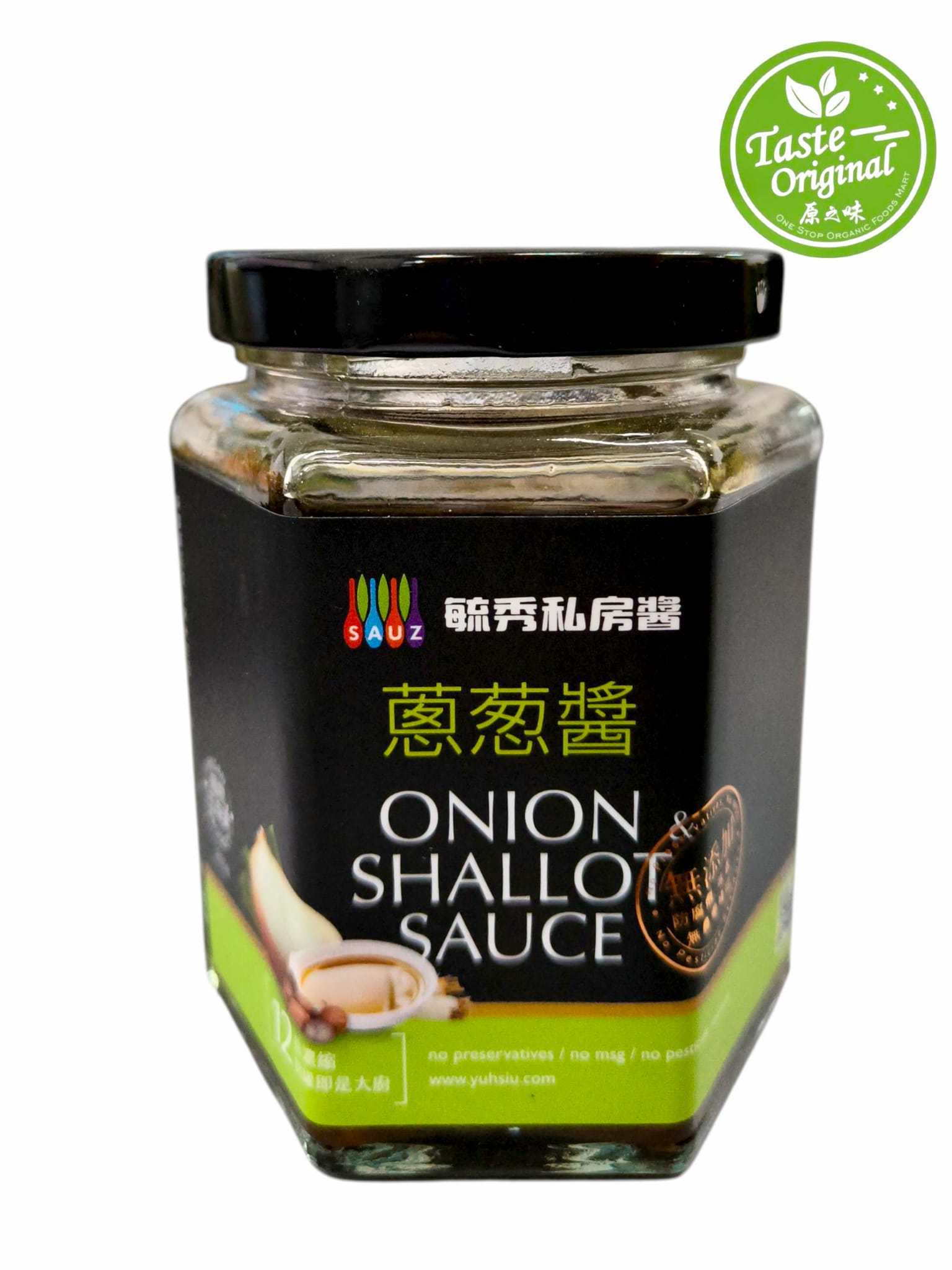 SAUZ (毓秀私房醬) : Onion & Shallot Sauce  蔥葱醬（五辛素) 250g