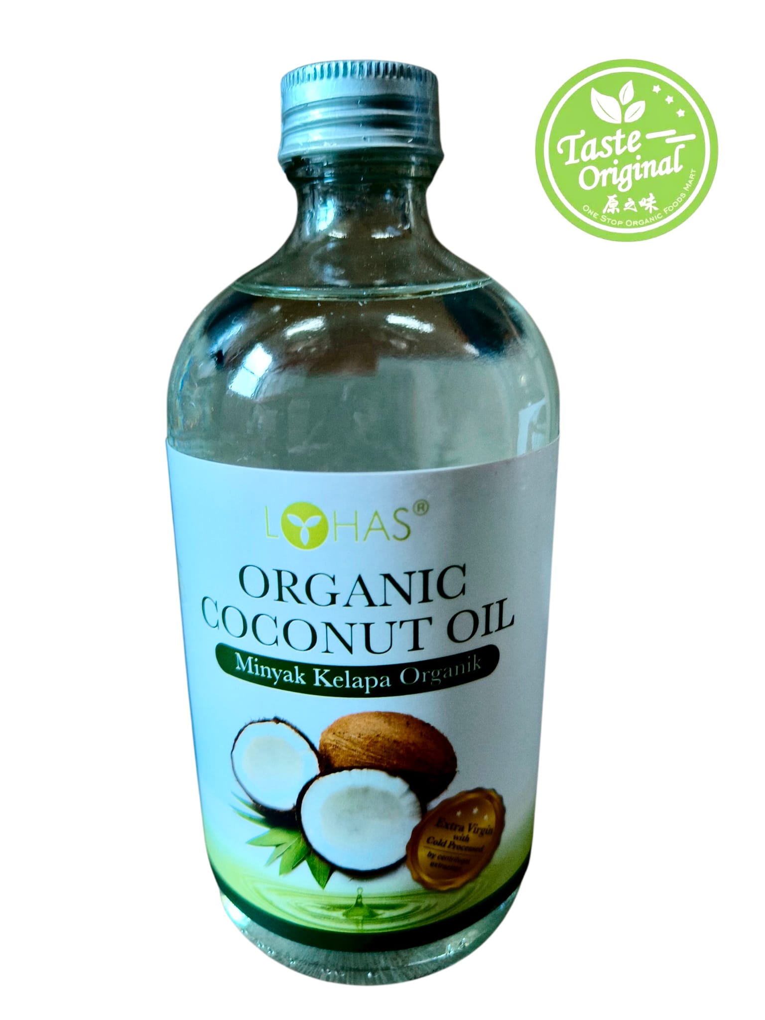 Lohas Organic Coconut Oil 480g